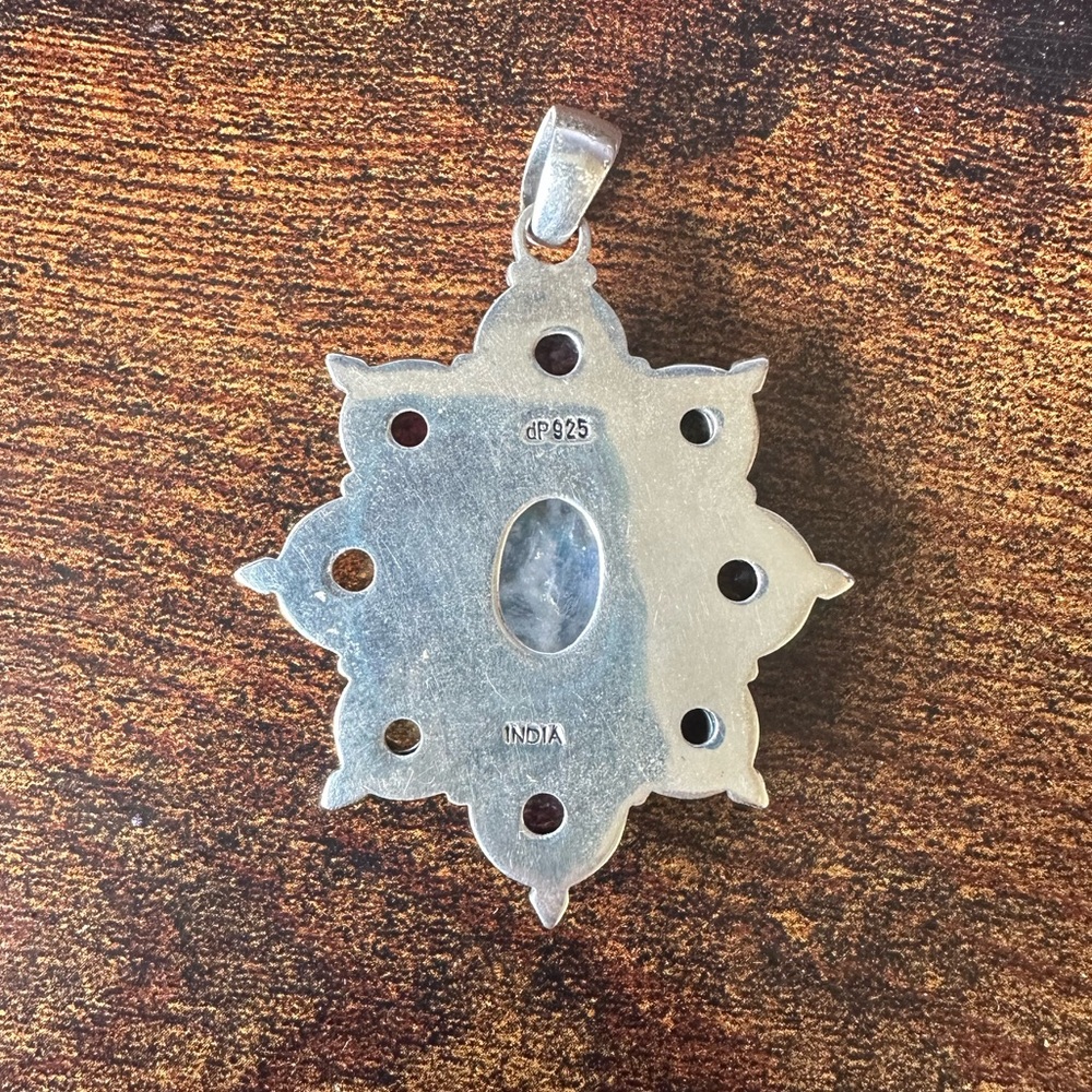 Ross-Simons Artisan Crafted Sterling Silver 925 Multi-Gemstone Pendant - Picture 6 of 7